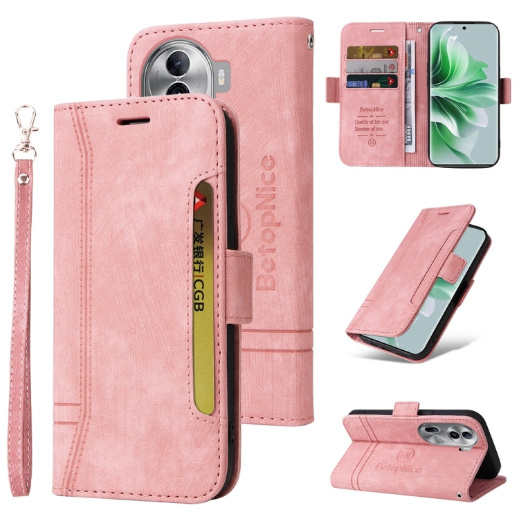 BETOPNICE Dual-side Buckle Leather Phone Case, For OPPO Reno11 5G Global, For OPPO A58 4G, For OPPO Reno10 5G Global/Reno10 Pro 5G Global, For OPPO A78 4G, For OPPO Reno11 Pro 5G Global, For OPPO Reno10 Pro+ 5G Global, For OPPO A1 5G / A98 / F23 5G    ...