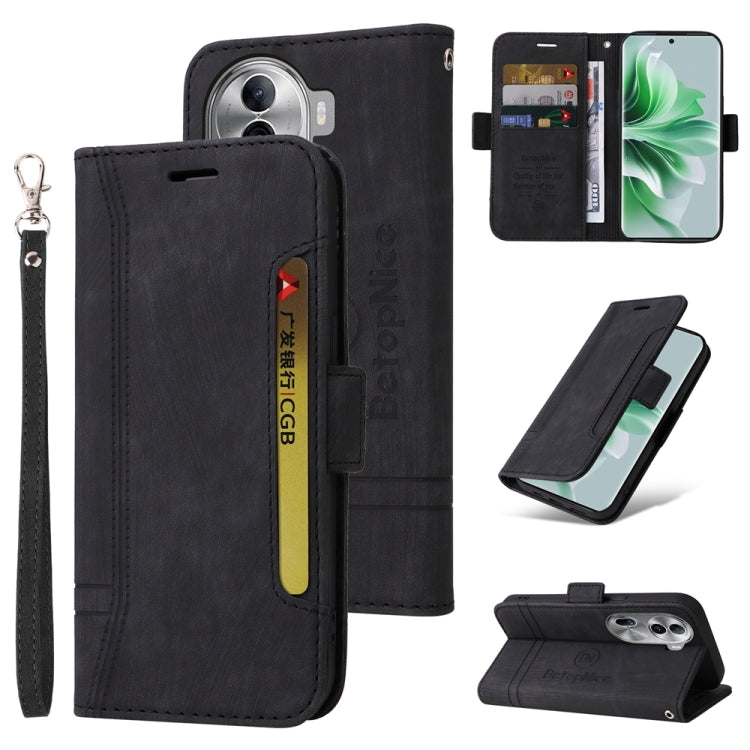 BETOPNICE Dual-side Buckle Leather Phone Case, For OPPO Reno11 5G Global, For OPPO A58 4G, For OPPO Reno10 5G Global/Reno10 Pro 5G Global, For OPPO A78 4G, For OPPO Reno11 Pro 5G Global, For OPPO Reno10 Pro+ 5G Global, For OPPO A1 5G / A98 / F23 5G    ...