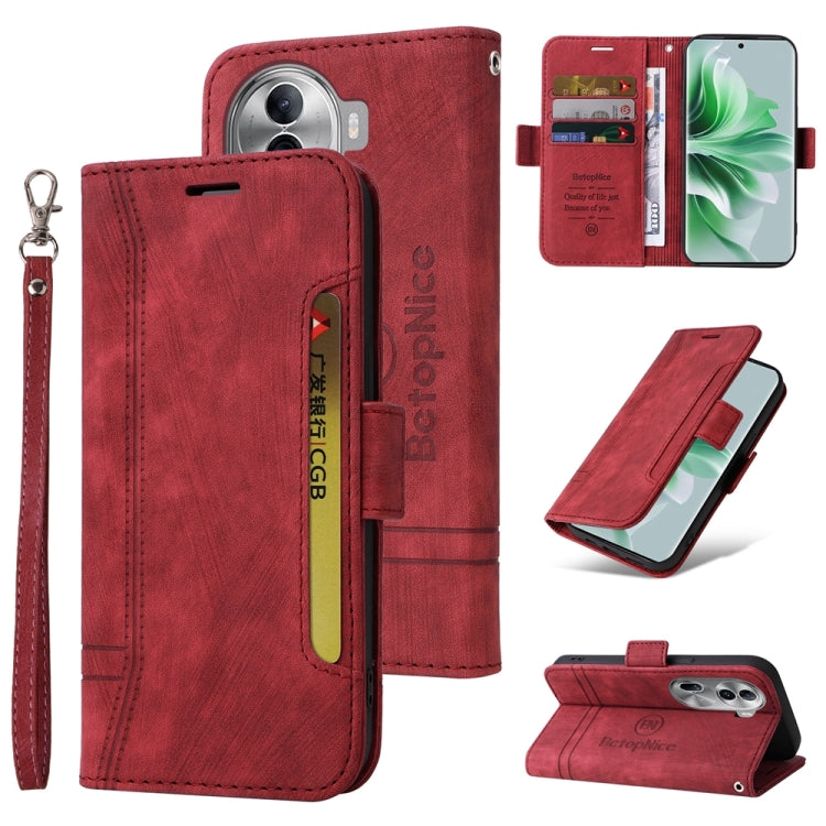BETOPNICE Dual-side Buckle Leather Phone Case, For OPPO Reno11 5G Global, For OPPO A58 4G, For OPPO Reno10 5G Global/Reno10 Pro 5G Global, For OPPO A78 4G, For OPPO Reno11 Pro 5G Global, For OPPO Reno10 Pro+ 5G Global, For OPPO A1 5G / A98 / F23 5G    ...