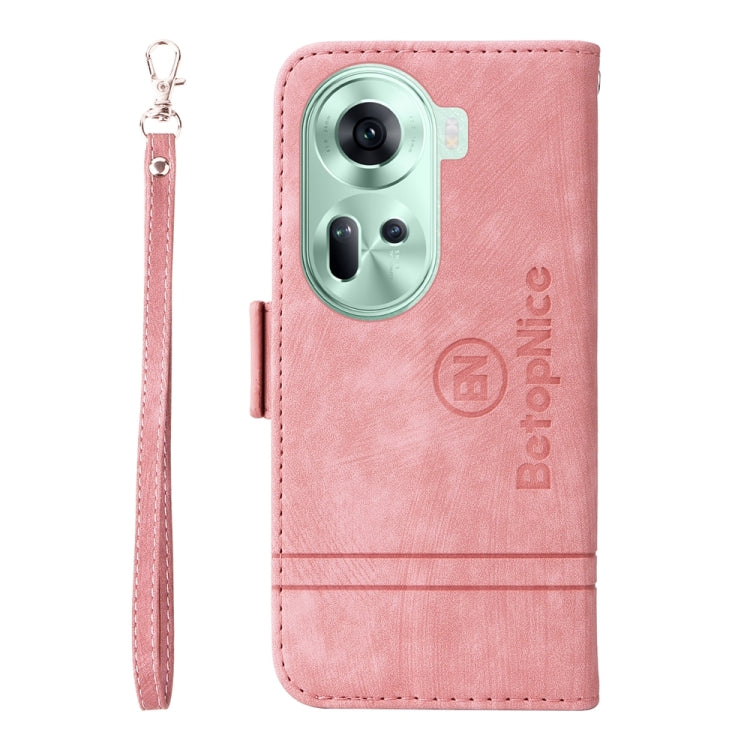 BETOPNICE Dual-side Buckle Leather Phone Case, For OPPO Reno11 5G Global, For OPPO A58 4G, For OPPO Reno10 5G Global/Reno10 Pro 5G Global, For OPPO A78 4G, For OPPO Reno11 Pro 5G Global, For OPPO Reno10 Pro+ 5G Global, For OPPO A1 5G / A98 / F23 5G    ...