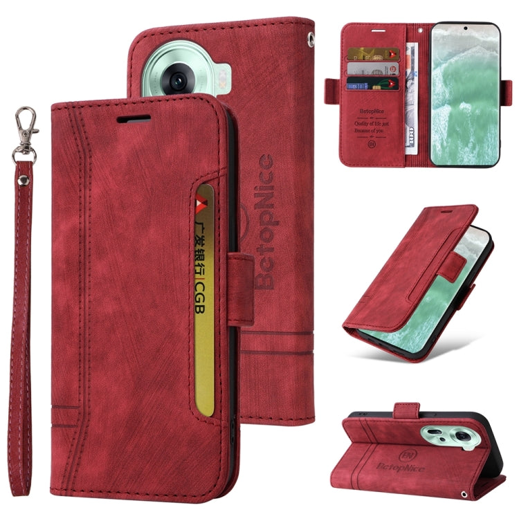 BETOPNICE Dual-side Buckle Leather Phone Case, For OPPO Reno11 5G Global, For OPPO A58 4G, For OPPO Reno10 5G Global/Reno10 Pro 5G Global, For OPPO A78 4G, For OPPO Reno11 Pro 5G Global, For OPPO Reno10 Pro+ 5G Global, For OPPO A1 5G / A98 / F23 5G    ...