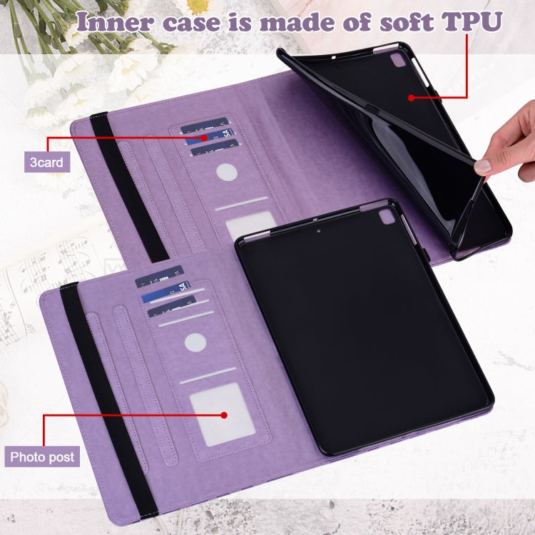 Tree & Deer Embossed Leather Tablet Case, For Amazon Fire Max 11