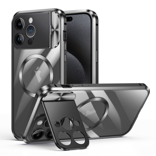 Large Window Holder MagSafe Magnetic Metal Phone Case, For iPhone 14 Plus, For iPhone 15 Pro Max, For iPhone 14, For iPhone 15 Pro, For iPhone 14 Pro, For iPhone 15, For iPhone 14 Pro Max, For iPhone 13 Pro Max, For iPhone 13 Pro, For iPhone 13