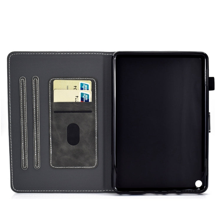 Cowhide Texture Smart Leather Tablet Case, For Amazon Fire Max 11 2023