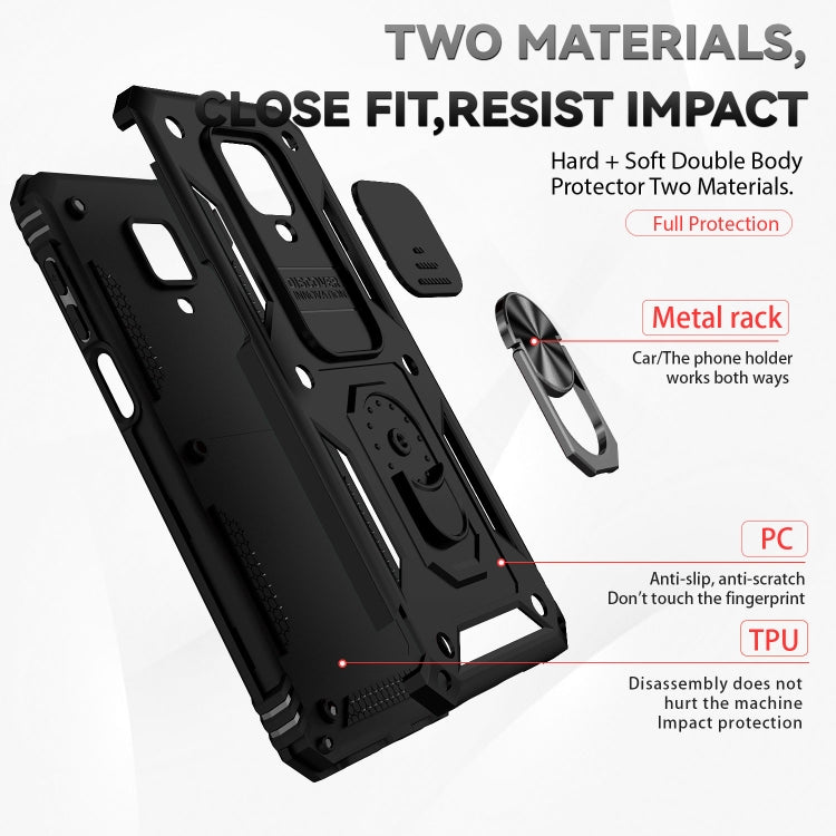Sliding Camshield Holder Phone Case, For Xiaomi Redmi Note 9 Pro, For Xiaomi Redmi Note 8 Pro
