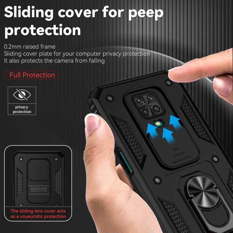 Sliding Camshield Holder Phone Case, For Xiaomi Redmi Note 9 Pro, For Xiaomi Redmi Note 8 Pro