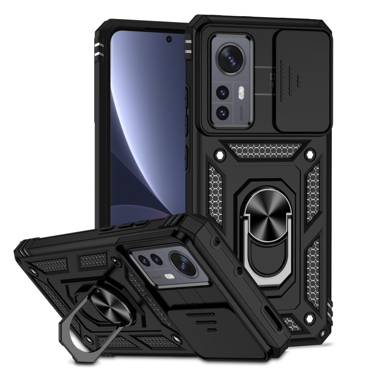 Sliding Camshield Holder Phone Case, For Xiaomi 12 Pro, For Xiaomi 12, For Xiaomi 11 Lite, For Xiaomi Redmi Note 10 Pro, For Xiaomi Redmi Note 10, For Xiaomi Poco X3