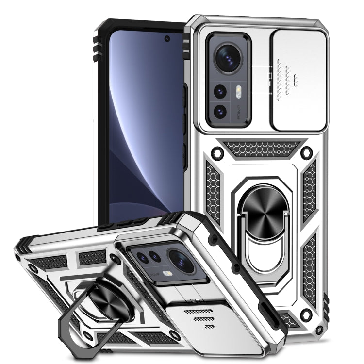 Sliding Camshield Holder Phone Case, For Xiaomi 12 Pro, For Xiaomi 12, For Xiaomi 11 Lite, For Xiaomi Redmi Note 10 Pro, For Xiaomi Redmi Note 10, For Xiaomi Poco X3