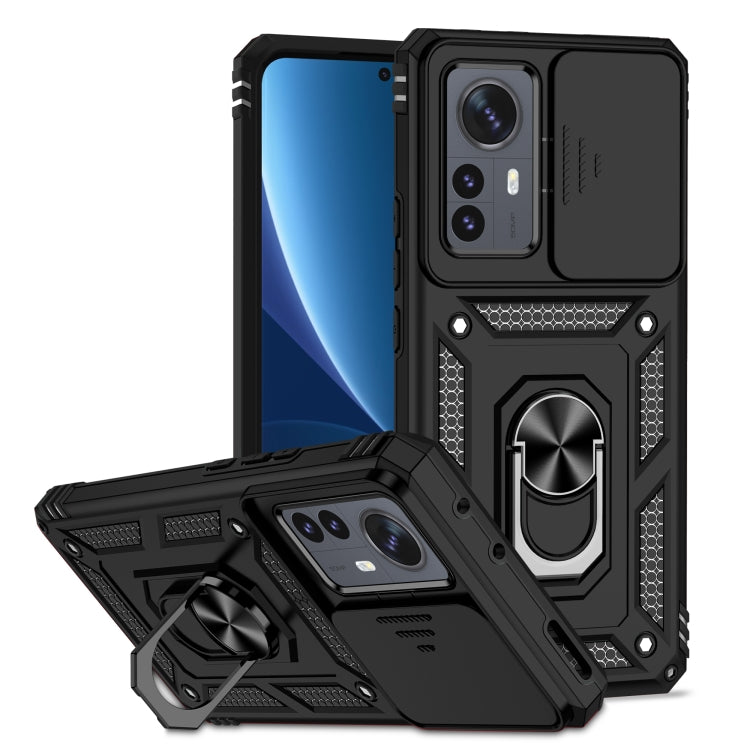 Sliding Camshield Holder Phone Case, For Xiaomi 12 Pro, For Xiaomi 12, For Xiaomi 11 Lite, For Xiaomi Redmi Note 10 Pro, For Xiaomi Redmi Note 10, For Xiaomi Poco X3