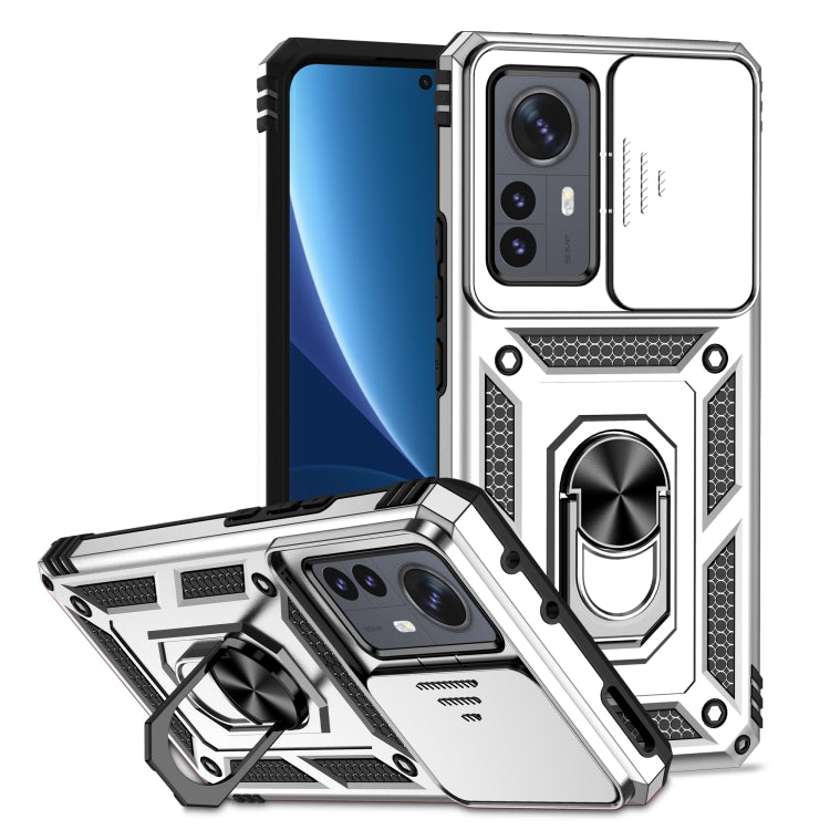 Sliding Camshield Holder Phone Case, For Xiaomi 12 Pro, For Xiaomi 12, For Xiaomi 11 Lite, For Xiaomi Redmi Note 10 Pro, For Xiaomi Redmi Note 10, For Xiaomi Poco X3