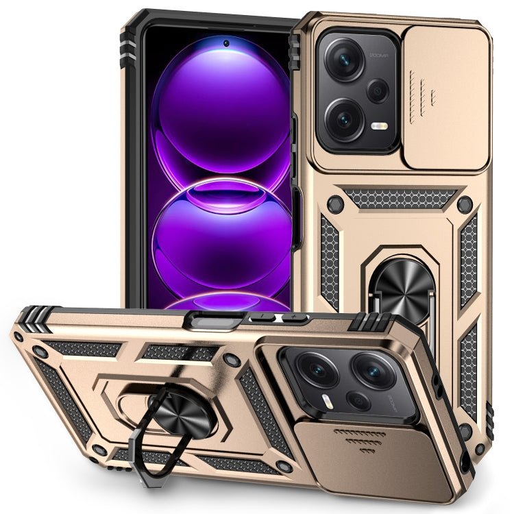 Sliding Camshield Holder Phone Case, For Xiaomi Redmi Note 12 5G, For Xiaomi 13 Pro, For Xiaomi 13, For Xiaomi Redmi 10A, For Xiaomi Redmi 10C, For Xiaomi Redmi Note 11E