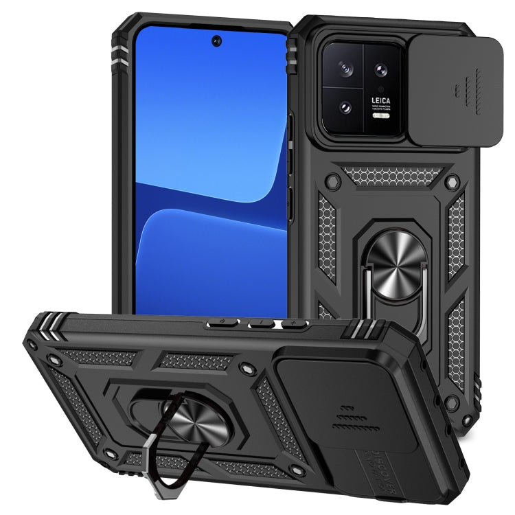 Sliding Camshield Holder Phone Case, For Xiaomi Redmi Note 12 5G, For Xiaomi 13 Pro, For Xiaomi 13, For Xiaomi Redmi 10A, For Xiaomi Redmi 10C, For Xiaomi Redmi Note 11E