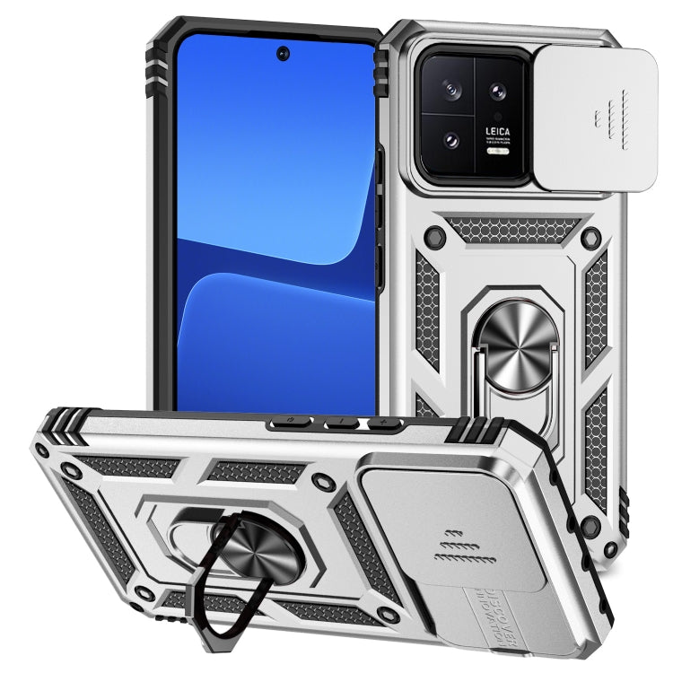 Sliding Camshield Holder Phone Case, For Xiaomi Redmi Note 12 5G, For Xiaomi 13 Pro, For Xiaomi 13, For Xiaomi Redmi 10A, For Xiaomi Redmi 10C, For Xiaomi Redmi Note 11E