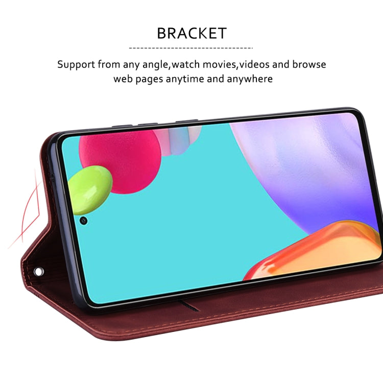 Frosted Business Magnetic Horizontal Flip PU Phone Case, For Xiaomi Redmi A3, For Xiaomi Redmi Note 13 Pro 4G, For Xiaomi Redmi Note 13 4G, For Xiaomi Redmi Note 13  5G, For Xiaomi Redmi Note 13 Pro 5G, For Xiaomi Redmi A1/A2                           ...