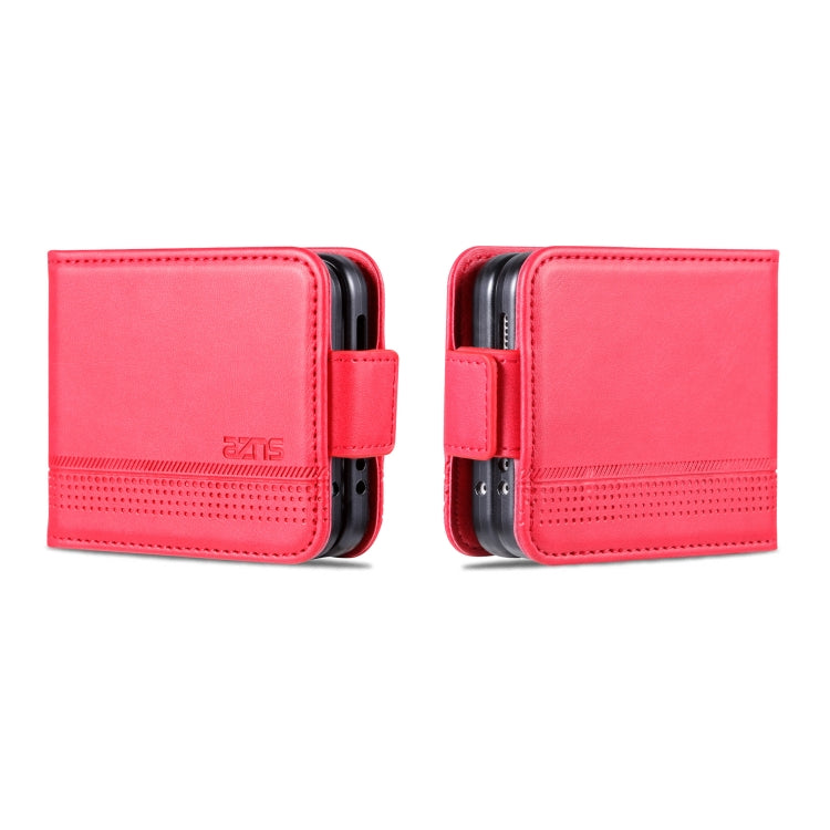 AZNS Magnetic Calf Texture Flip Leather Phone Case, For Samsung Galaxy Z Flip5 5G