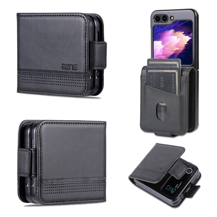 AZNS Magnetic Calf Texture Flip Leather Phone Case, For Samsung Galaxy Z Flip7 FE / Flip6, For Samsung Galaxy Z Fold7 5G, For Samsung Galaxy Z Flip7 5G, For Samsung Galaxy Z Fold6 5G, For Samsung Galaxy Z Fold5 5G, For Samsung Galaxy Z Flip5 5G
