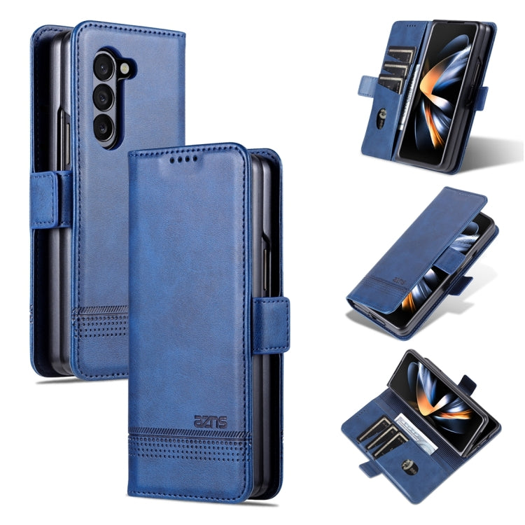AZNS Magnetic Calf Texture Flip Leather Phone Case, For Samsung Galaxy Z Flip7 FE / Flip6, For Samsung Galaxy Z Fold7 5G, For Samsung Galaxy Z Flip7 5G, For Samsung Galaxy Z Fold6 5G, For Samsung Galaxy Z Fold5 5G, For Samsung Galaxy Z Flip5 5G