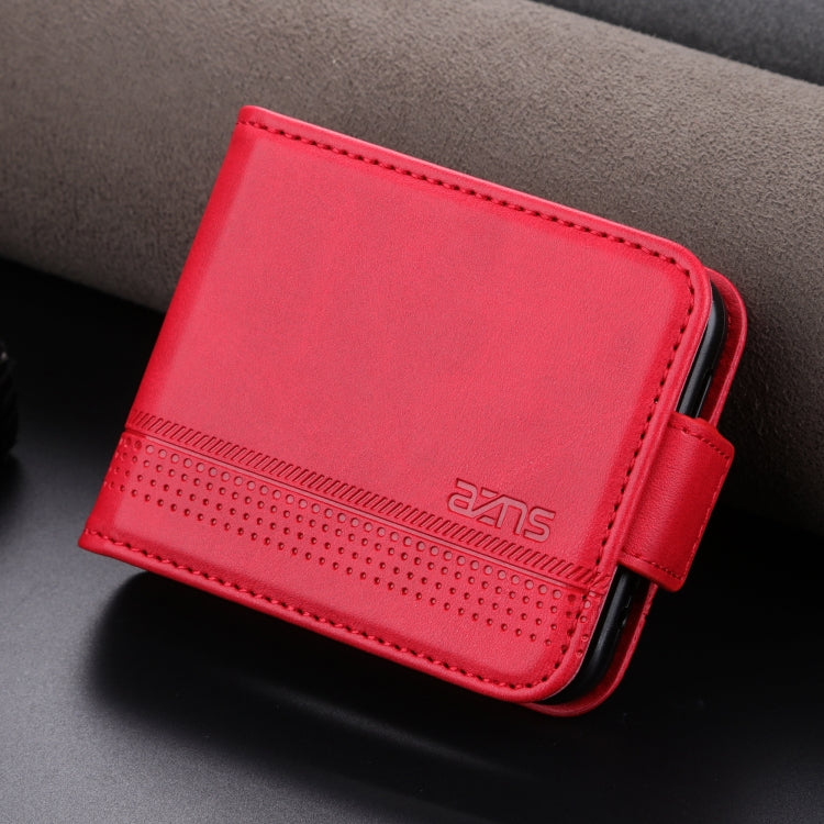 AZNS Magnetic Calf Texture Flip Leather Phone Case, For Samsung Galaxy Z Flip7 FE / Flip6, For Samsung Galaxy Z Fold7 5G, For Samsung Galaxy Z Flip7 5G, For Samsung Galaxy Z Fold6 5G, For Samsung Galaxy Z Fold5 5G, For Samsung Galaxy Z Flip5 5G