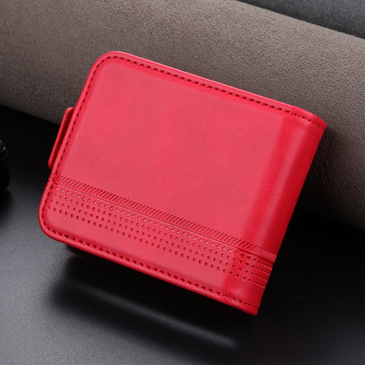 AZNS Magnetic Calf Texture Flip Leather Phone Case, For Samsung Galaxy Z Flip7 FE / Flip6, For Samsung Galaxy Z Fold7 5G, For Samsung Galaxy Z Flip7 5G, For Samsung Galaxy Z Fold6 5G, For Samsung Galaxy Z Fold5 5G, For Samsung Galaxy Z Flip5 5G
