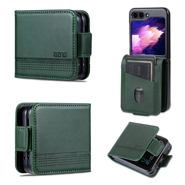 AZNS Magnetic Calf Texture Flip Leather Phone Case, For Samsung Galaxy Z Flip7 FE / Flip6, For Samsung Galaxy Z Fold7 5G, For Samsung Galaxy Z Flip7 5G, For Samsung Galaxy Z Fold6 5G, For Samsung Galaxy Z Fold5 5G, For Samsung Galaxy Z Flip5 5G