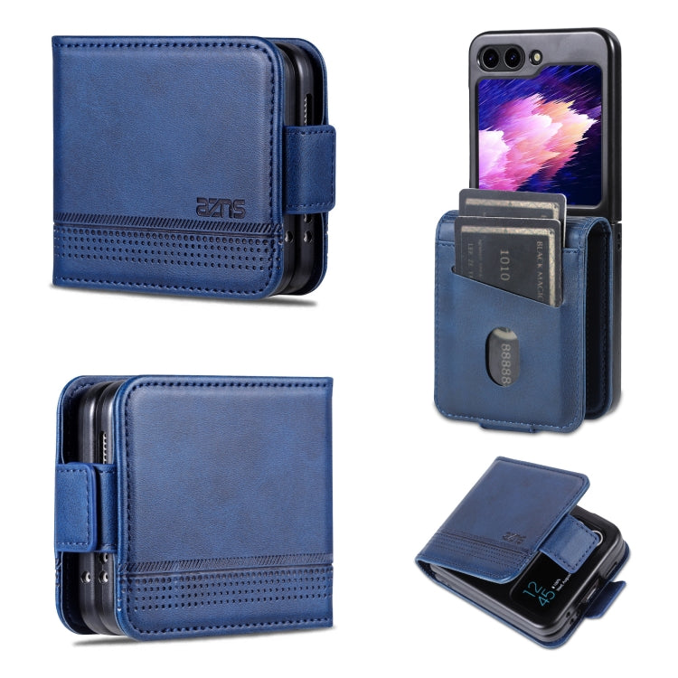 AZNS Magnetic Calf Texture Flip Leather Phone Case, For Samsung Galaxy Z Flip7 FE / Flip6, For Samsung Galaxy Z Fold7 5G, For Samsung Galaxy Z Flip7 5G, For Samsung Galaxy Z Fold6 5G, For Samsung Galaxy Z Fold5 5G, For Samsung Galaxy Z Flip5 5G