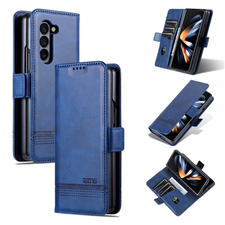 AZNS Magnetic Calf Texture Flip Leather Phone Case, For Samsung Galaxy Z Flip7 FE / Flip6, For Samsung Galaxy Z Fold7 5G, For Samsung Galaxy Z Flip7 5G, For Samsung Galaxy Z Fold6 5G, For Samsung Galaxy Z Fold5 5G, For Samsung Galaxy Z Flip5 5G