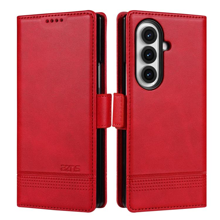 AZNS Magnetic Calf Texture Flip Leather Phone Case, For Galaxy Z Fold8 5G, For Galaxy Z Fold8 Ultra 5G, For Galaxy Z Flip8 5G, For Samsung Galaxy Z Flip7 FE / Flip6, For Samsung Galaxy Z Fold7 5G, For Samsung Galaxy Z Flip7 5G                          ...