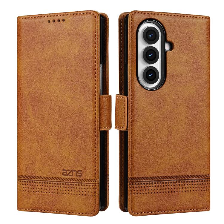 AZNS Magnetic Calf Texture Flip Leather Phone Case, For Galaxy Z Fold8 5G, For Galaxy Z Fold8 Ultra 5G, For Galaxy Z Flip8 5G, For Samsung Galaxy Z Flip7 FE / Flip6, For Samsung Galaxy Z Fold7 5G, For Samsung Galaxy Z Flip7 5G                          ...