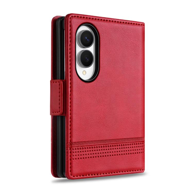 AZNS Magnetic Calf Texture Flip Leather Phone Case, For Galaxy Z Fold8 5G, For Galaxy Z Fold8 Ultra 5G, For Galaxy Z Flip8 5G, For Samsung Galaxy Z Flip7 FE / Flip6, For Samsung Galaxy Z Fold7 5G, For Samsung Galaxy Z Flip7 5G                          ...