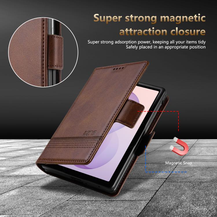 AZNS Magnetic Calf Texture Flip Leather Phone Case, For Galaxy Z Fold8 5G, For Galaxy Z Fold8 Ultra 5G, For Galaxy Z Flip8 5G, For Samsung Galaxy Z Flip7 FE / Flip6, For Samsung Galaxy Z Fold7 5G, For Samsung Galaxy Z Flip7 5G                          ...