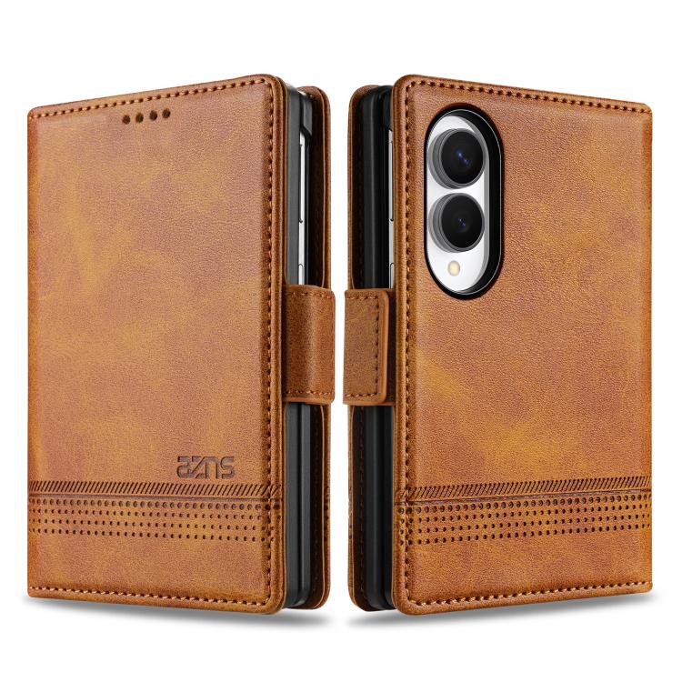 AZNS Magnetic Calf Texture Flip Leather Phone Case, For Galaxy Z Fold8 5G, For Galaxy Z Fold8 Ultra 5G, For Galaxy Z Flip8 5G, For Samsung Galaxy Z Flip7 FE / Flip6, For Samsung Galaxy Z Fold7 5G, For Samsung Galaxy Z Flip7 5G                          ...