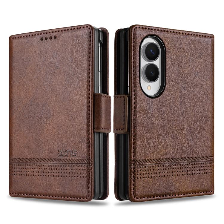 AZNS Magnetic Calf Texture Flip Leather Phone Case, For Galaxy Z Fold8 5G, For Galaxy Z Fold8 Ultra 5G, For Galaxy Z Flip8 5G, For Samsung Galaxy Z Flip7 FE / Flip6, For Samsung Galaxy Z Fold7 5G, For Samsung Galaxy Z Flip7 5G                          ...
