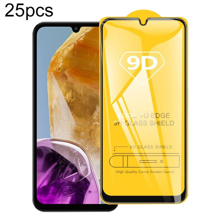 25pcs 9D Full Glue Screen Tempered Glass Film, For Galaxy F07e 4G, For Samsung Galaxy M17e 5G, For Samsung Galaxy M17 5G, For Samsung Galaxy F17 5G, For Samsung Galaxy A57, For Samsung Galaxy A37, For Samsung Galaxy A27, For Samsung Galaxy F36 5G      ...