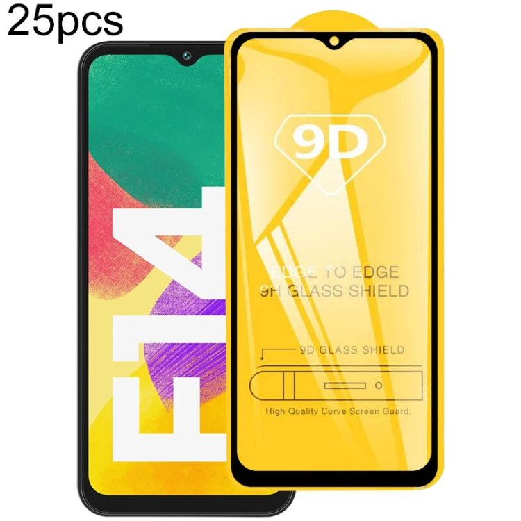 25pcs 9D Full Glue Screen Tempered Glass Film, For Galaxy F07e 4G, For Samsung Galaxy M17e 5G, For Samsung Galaxy M17 5G, For Samsung Galaxy F17 5G, For Samsung Galaxy A57, For Samsung Galaxy A37, For Samsung Galaxy A27, For Samsung Galaxy F36 5G      ...