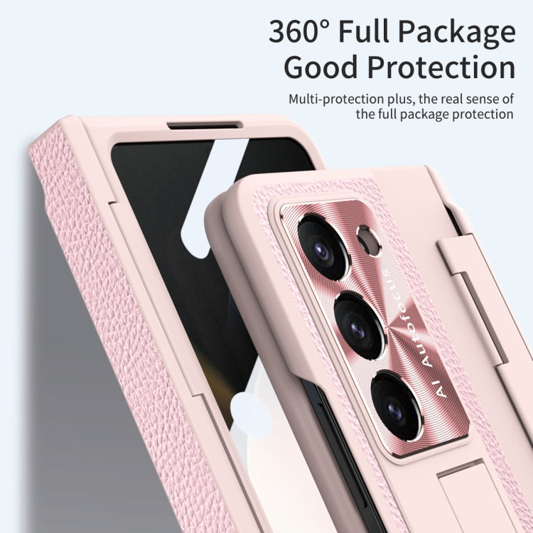 Integrated Full Coverage Pen Slot Folding Phone Case with Stylus, For Samsung Galaxy Z Fold5 5G