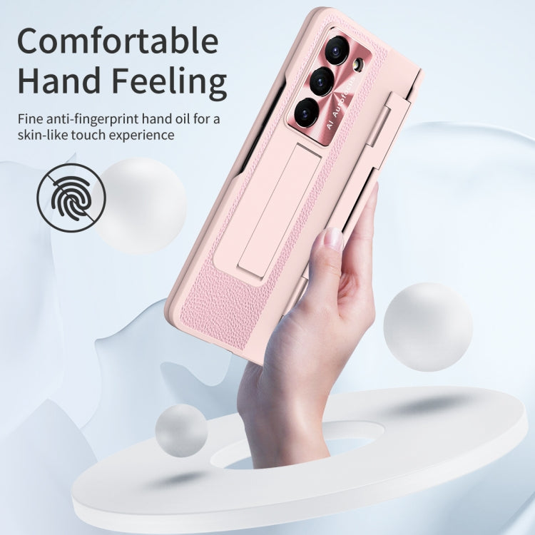 Integrated Full Coverage Pen Slot Folding Phone Case with Stylus, For Samsung Galaxy Z Fold5 5G