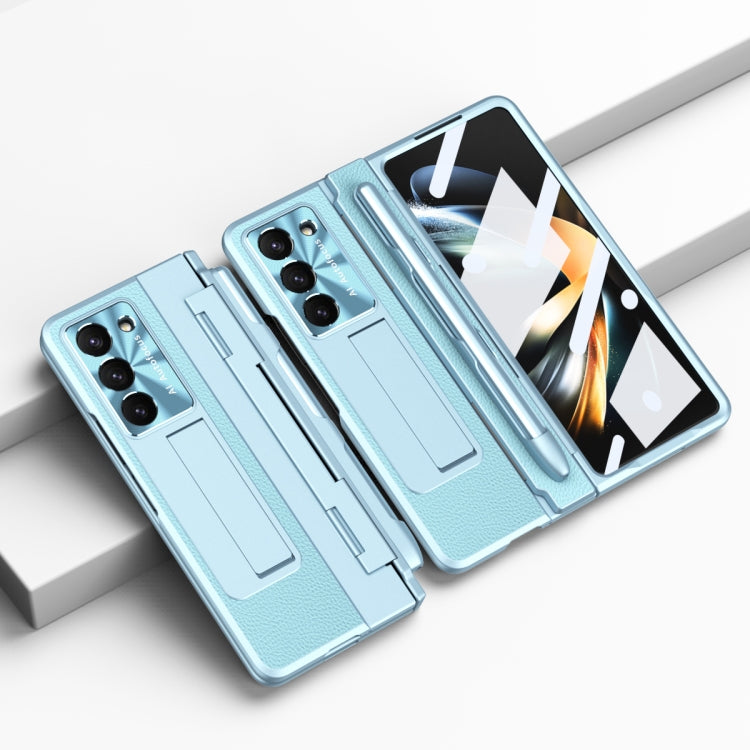 Integrated Full Coverage Pen Slot Folding Phone Case with Stylus, For Samsung Galaxy Z Fold5 5G