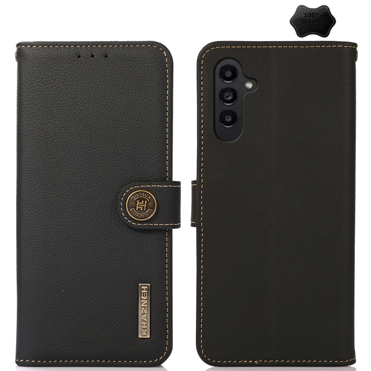 KHAZNEH Custer Genuine Leather RFID Phone Case, For Samsung Galaxy Xcover7, For Samsung Galaxy A55 5G, For Samsung Galaxy A35 5G, For Samsung Galaxy S24 Ultra, For Samsung Galaxy S24+, For Samsung Galaxy S24, For Samsung Galaxy A15, For Samsung Galaxy ...