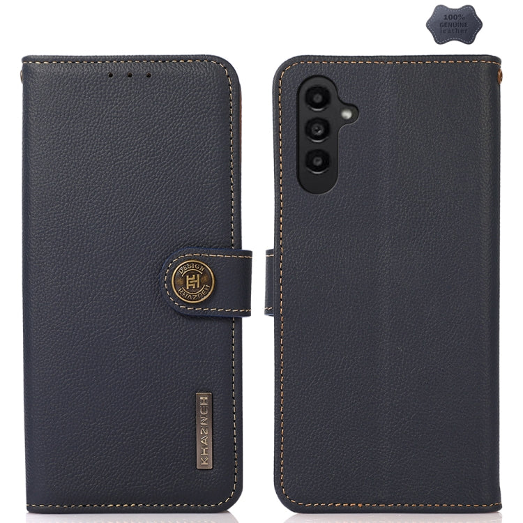 KHAZNEH Custer Genuine Leather RFID Phone Case, For Samsung Galaxy Xcover7, For Samsung Galaxy A55 5G, For Samsung Galaxy A35 5G, For Samsung Galaxy S24 Ultra, For Samsung Galaxy S24+, For Samsung Galaxy S24, For Samsung Galaxy A15, For Samsung Galaxy ...