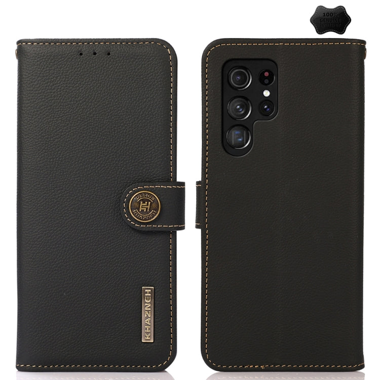 KHAZNEH Custer Genuine Leather RFID Phone Case, For Samsung Galaxy Xcover7, For Samsung Galaxy A55 5G, For Samsung Galaxy A35 5G, For Samsung Galaxy S24 Ultra, For Samsung Galaxy S24+, For Samsung Galaxy S24, For Samsung Galaxy A15, For Samsung Galaxy ...