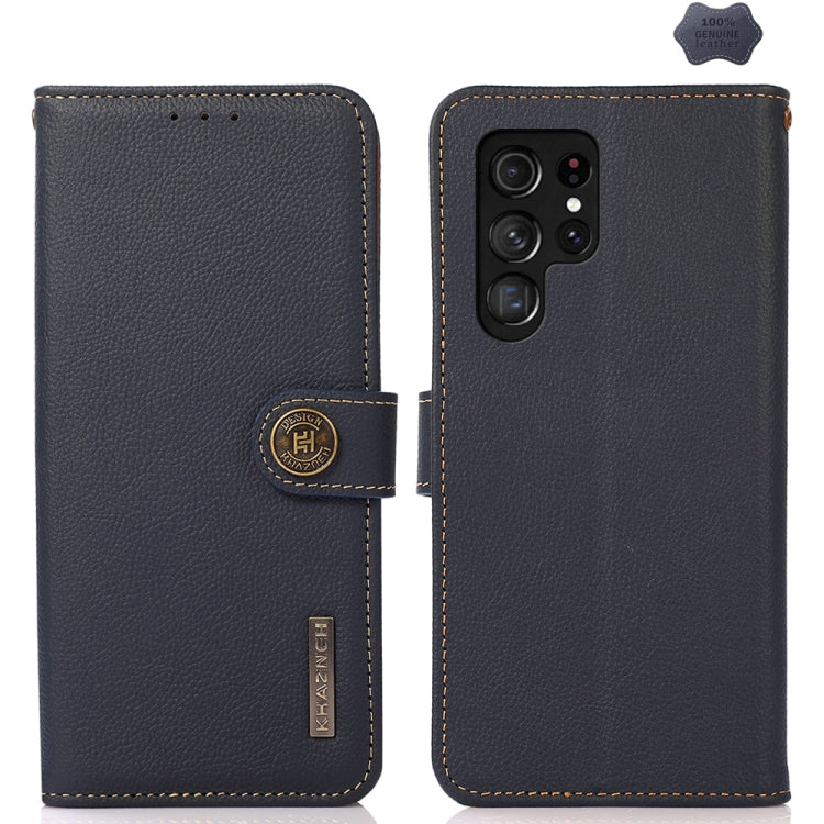 KHAZNEH Custer Genuine Leather RFID Phone Case, For Samsung Galaxy Xcover7, For Samsung Galaxy A55 5G, For Samsung Galaxy A35 5G, For Samsung Galaxy S24 Ultra, For Samsung Galaxy S24+, For Samsung Galaxy S24, For Samsung Galaxy A15, For Samsung Galaxy ...