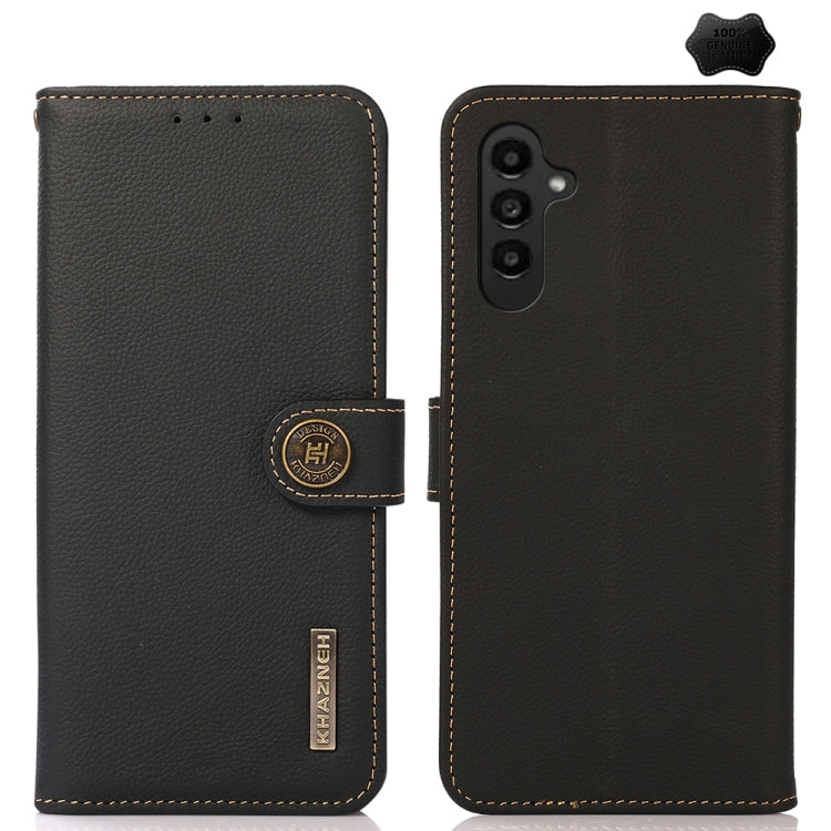 KHAZNEH Custer Genuine Leather RFID Phone Case, For Samsung Galaxy Xcover7, For Samsung Galaxy A55 5G, For Samsung Galaxy A35 5G, For Samsung Galaxy S24 Ultra, For Samsung Galaxy S24+, For Samsung Galaxy S24, For Samsung Galaxy A15, For Samsung Galaxy ...