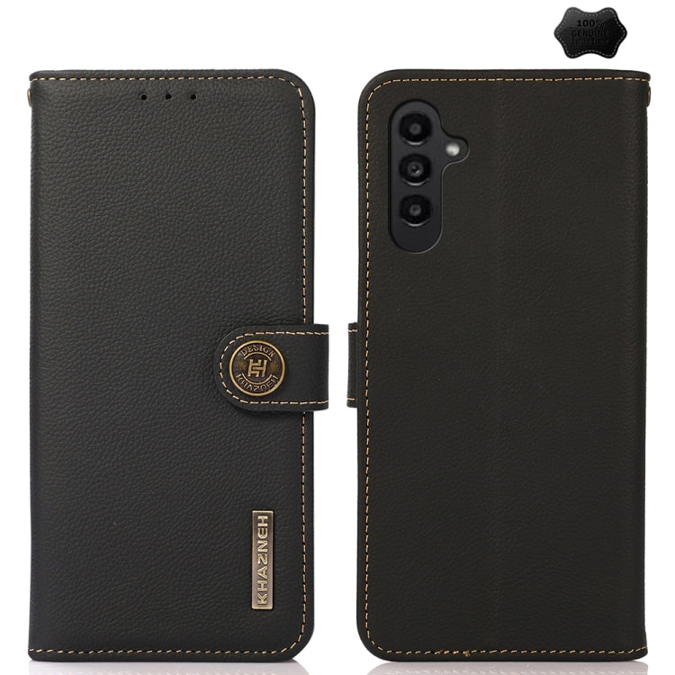 KHAZNEH Custer Genuine Leather RFID Phone Case, For Samsung Galaxy Xcover7, For Samsung Galaxy A55 5G, For Samsung Galaxy A35 5G, For Samsung Galaxy S24 Ultra, For Samsung Galaxy S24+, For Samsung Galaxy S24, For Samsung Galaxy A15, For Samsung Galaxy ...
