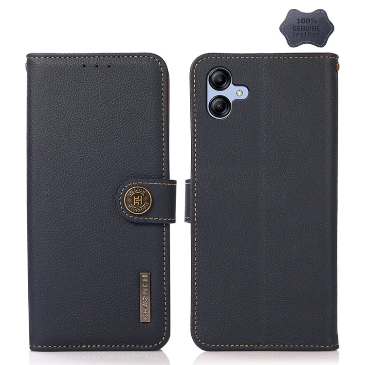 KHAZNEH Custer Genuine Leather RFID Phone Case, For Samsung Galaxy Xcover7, For Samsung Galaxy A55 5G, For Samsung Galaxy A35 5G, For Samsung Galaxy S24 Ultra, For Samsung Galaxy S24+, For Samsung Galaxy S24, For Samsung Galaxy A15, For Samsung Galaxy ...