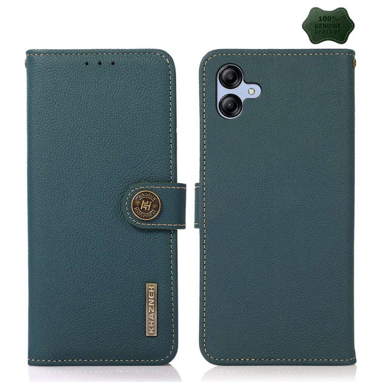KHAZNEH Custer Genuine Leather RFID Phone Case, For Samsung Galaxy Xcover7, For Samsung Galaxy A55 5G, For Samsung Galaxy A35 5G, For Samsung Galaxy S24 Ultra, For Samsung Galaxy S24+, For Samsung Galaxy S24, For Samsung Galaxy A15, For Samsung Galaxy ...