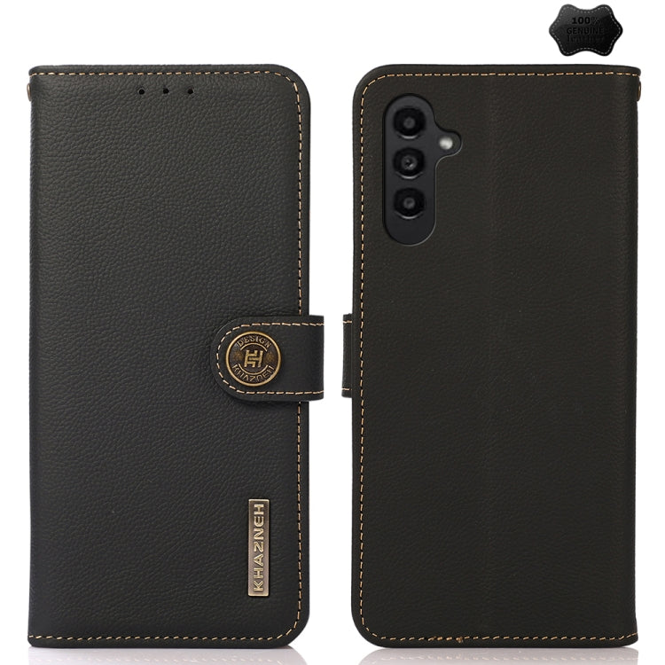 KHAZNEH Custer Genuine Leather RFID Phone Case, For Samsung Galaxy Xcover7, For Samsung Galaxy A55 5G, For Samsung Galaxy A35 5G, For Samsung Galaxy S24 Ultra, For Samsung Galaxy S24+, For Samsung Galaxy S24, For Samsung Galaxy A15, For Samsung Galaxy ...