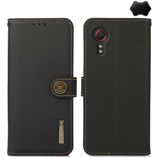 KHAZNEH Custer Genuine Leather RFID Phone Case, For Samsung Galaxy Xcover7, For Samsung Galaxy A55 5G, For Samsung Galaxy A35 5G, For Samsung Galaxy S24 Ultra, For Samsung Galaxy S24+, For Samsung Galaxy S24, For Samsung Galaxy A15, For Samsung Galaxy ...