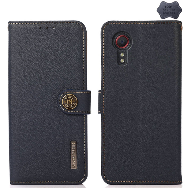 KHAZNEH Custer Genuine Leather RFID Phone Case, For Samsung Galaxy Xcover7, For Samsung Galaxy A55 5G, For Samsung Galaxy A35 5G, For Samsung Galaxy S24 Ultra, For Samsung Galaxy S24+, For Samsung Galaxy S24, For Samsung Galaxy A15, For Samsung Galaxy ...