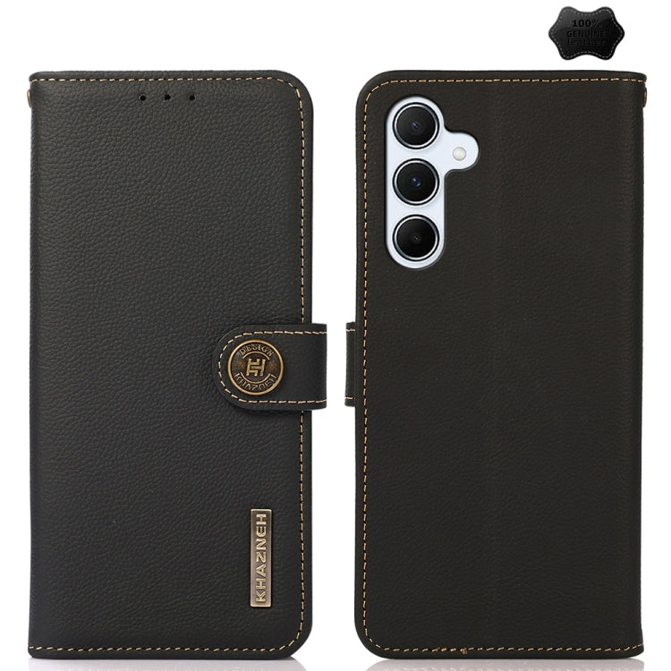 KHAZNEH Custer Genuine Leather RFID Phone Case, For Samsung Galaxy Xcover7, For Samsung Galaxy A55 5G, For Samsung Galaxy A35 5G, For Samsung Galaxy S24 Ultra, For Samsung Galaxy S24+, For Samsung Galaxy S24, For Samsung Galaxy A15, For Samsung Galaxy ...