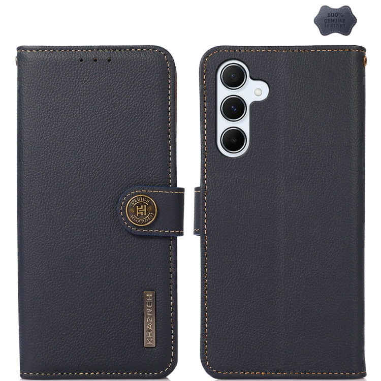 KHAZNEH Custer Genuine Leather RFID Phone Case, For Samsung Galaxy Xcover7, For Samsung Galaxy A55 5G, For Samsung Galaxy A35 5G, For Samsung Galaxy S24 Ultra, For Samsung Galaxy S24+, For Samsung Galaxy S24, For Samsung Galaxy A15, For Samsung Galaxy ...